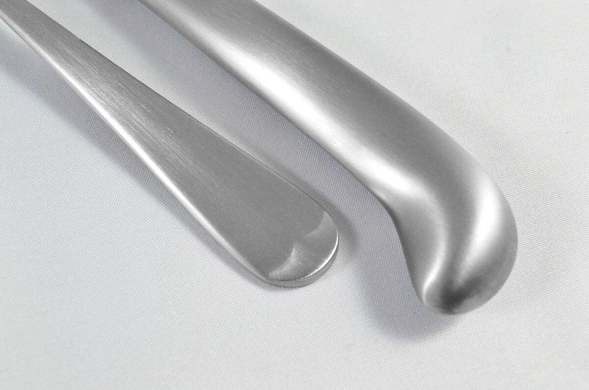 New Pistol Pattern 7 Piece place Setting Brushed Finish Made in Sheffield England Stainless Steel Cutlery - Image 5