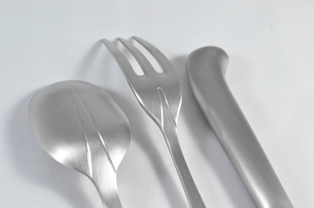 New Pistol Pattern 7 Piece place Setting Brushed Finish Made in Sheffield England Stainless Steel Cutlery - Image 7