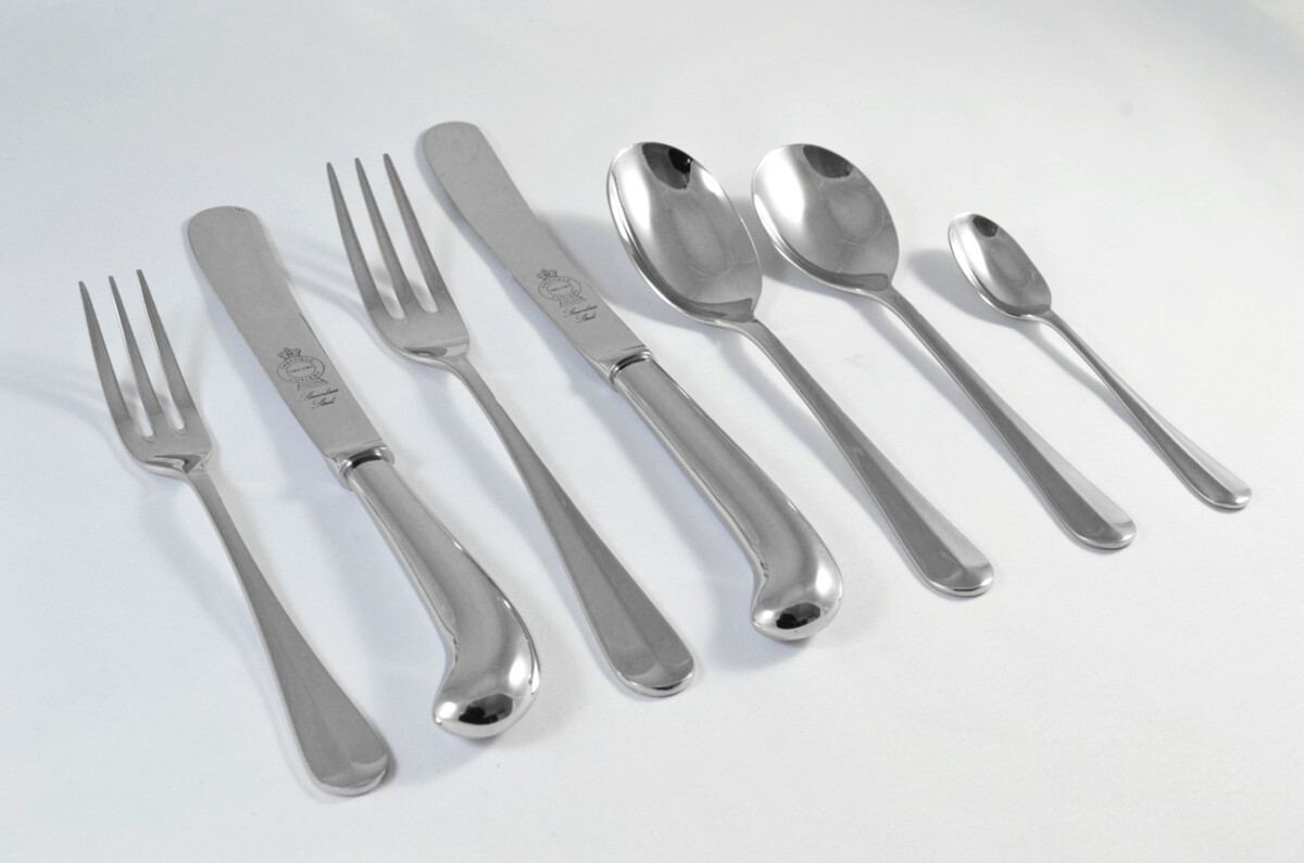New Pistol Pattern 7 Piece place Setting Mirror Finish Made in Sheffield England Stainless Steel Cutlery - Image 3