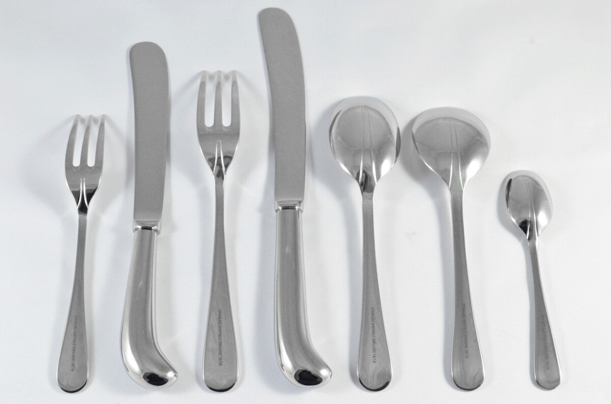 New Pistol Pattern 7 Piece place Setting Mirror Finish Made in Sheffield England Stainless Steel Cutlery - Image 2