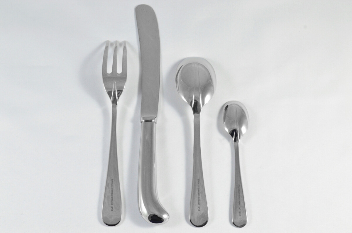 New Pistol Pattern 4 Piece place Setting Mirror Finish Made in Sheffield England Stainless Steel Cutlery - Image 2