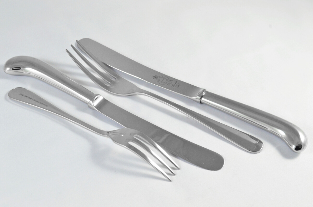New Pistol Pattern 7 Piece place Setting Mirror Finish Made in Sheffield England Stainless Steel Cutlery - Image 4