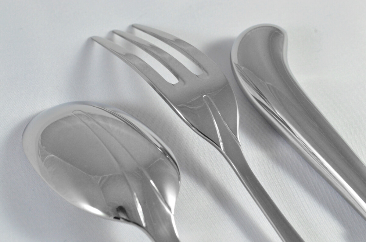 New Pistol Pattern 5 Piece place Setting Mirror Finish Made in Sheffield England Stainless Steel Cutlery - Image 7