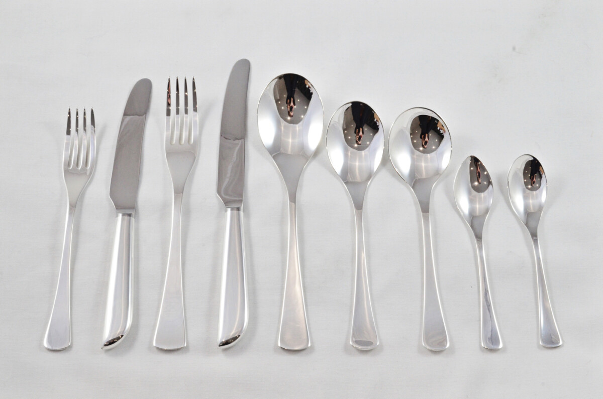 Arthur Price of England Canteen of Cutlery Sheffield - Silver Plated - Jazz - 50 Pieces - Image 2