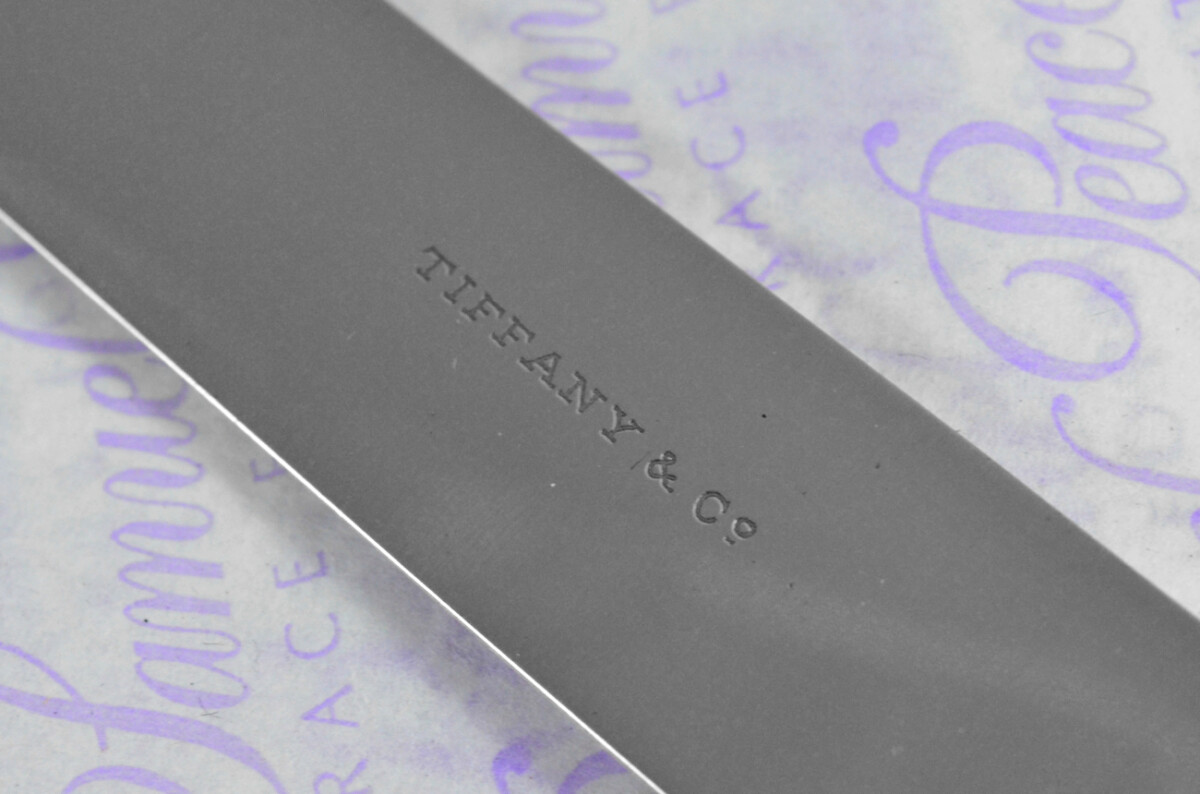 Goldsmiths & Silversmiths London Assayed 12 Dessert Knives Sterling Silver Princess Pattern 1912 - Image 12