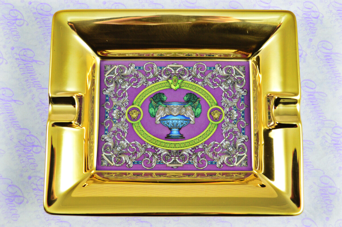 VERSACE BAROCCO MOSAIC ASHTRAY 13 CM - Image 2