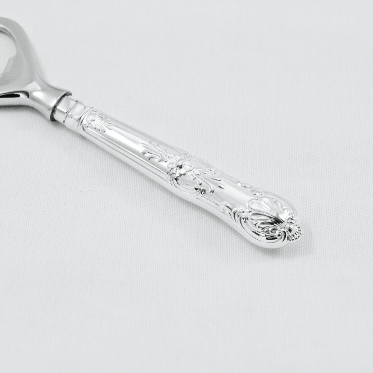 A Queens Pattern Silver Plated Bottle Opener Gift Boxed - Image 3