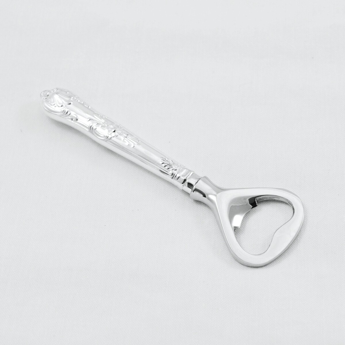 A Queens Pattern Silver Plated Bottle Opener Gift Boxed - Image 5