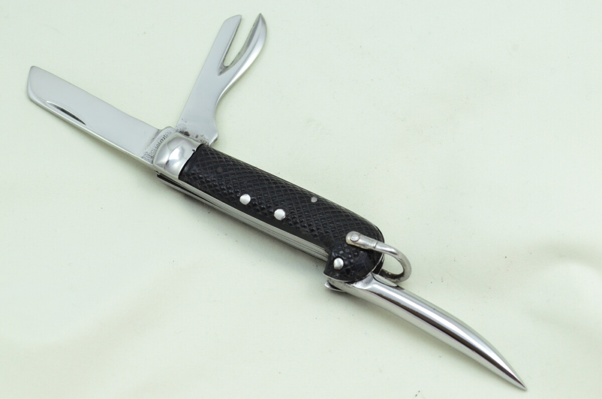 Antique British WWII Army Issue Jack Knife Richards Made in Sheffield England 1941 - Image 3