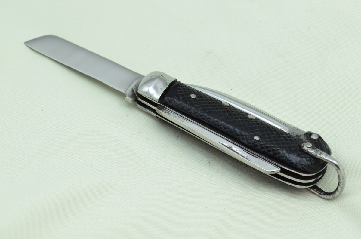 Antique British WWII Army Issue Jack Knife Richards Made in Sheffield England 1941 - Image 7