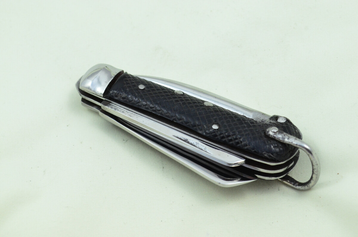 Antique British WWII Army Issue Jack Knife Richards Made in Sheffield England 1941 - Image 9