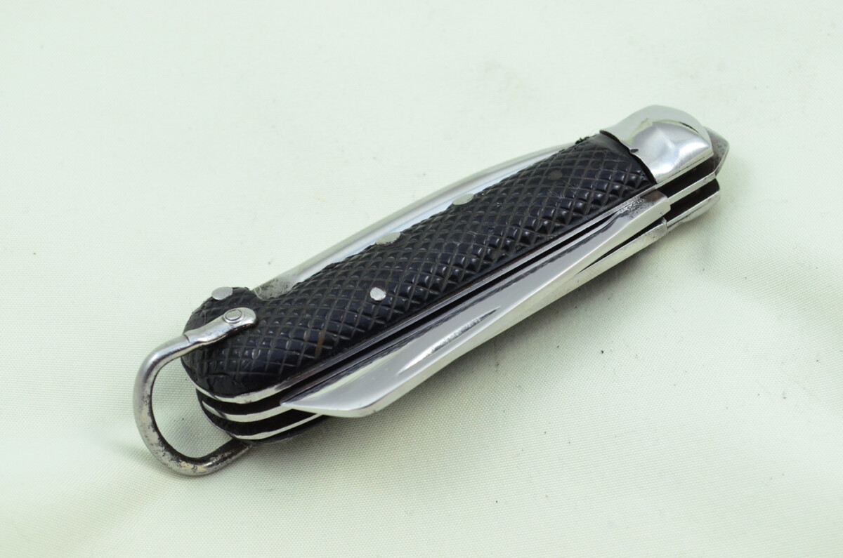 Antique British WWII Army Issue Jack Knife Richards Made in Sheffield England 1941 - Image 10