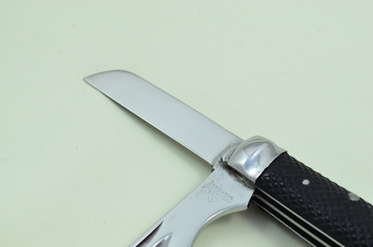 Antique British WWII Army Issue Jack Knife Richards Made in Sheffield England 1941 - Image 5