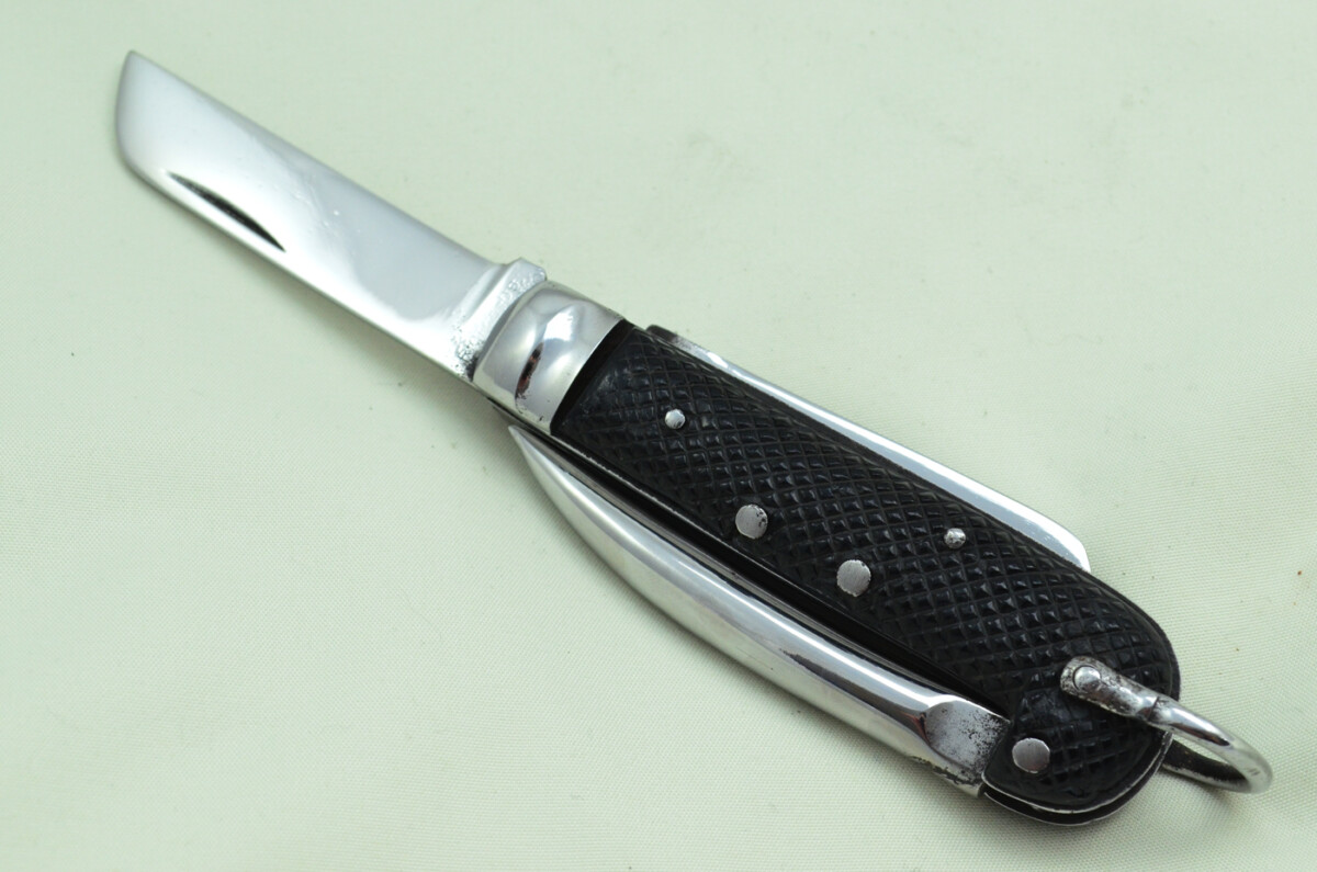 Antique British WWII Army Issue Jack Knife Richards Made in Sheffield England 1941 - Image 10