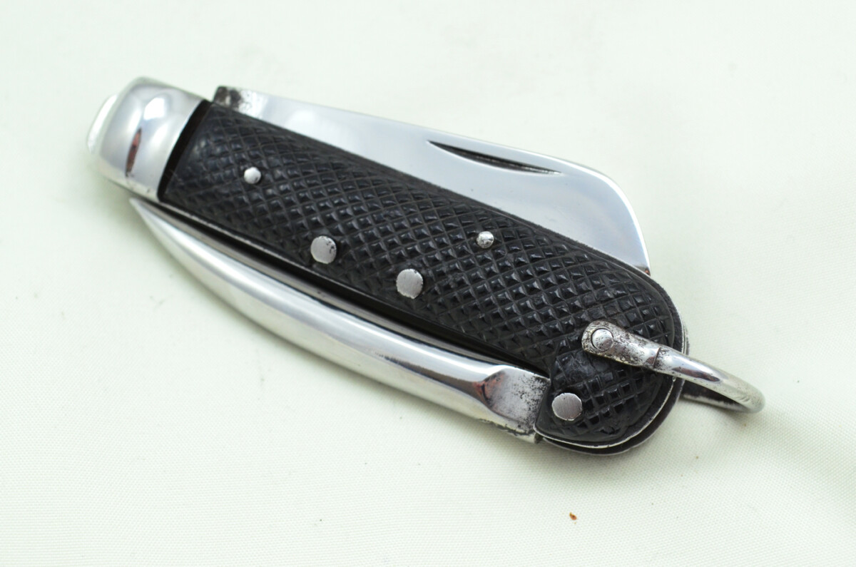 Antique British WWII Army Issue Jack Knife Richards Made in Sheffield England 1941 - Image 12
