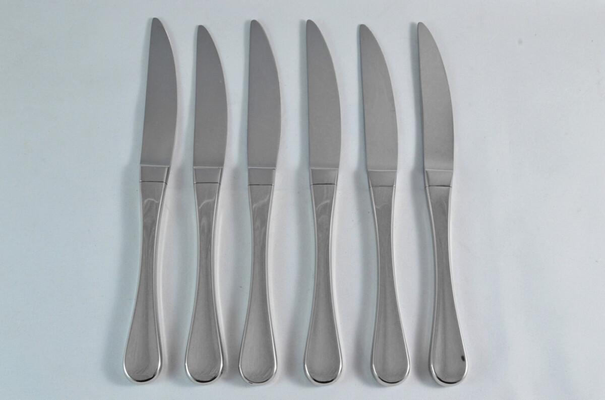 Robert Welch Stainless Steel 18/10 Set of Six Plain Edge Steak Knives Mirror Polished - Image 4
