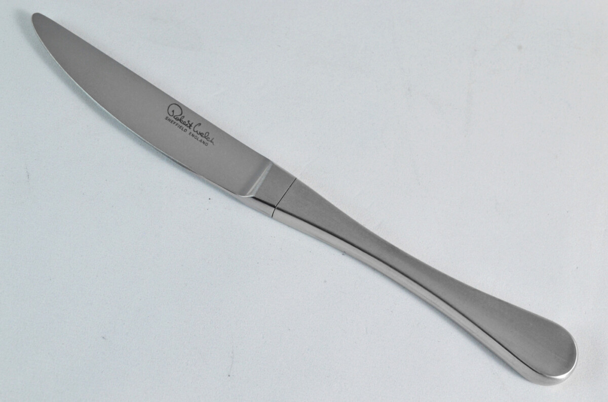 Robert Welch Stainless Steel 18/10 Set of Six Plain Edge Steak Knives Brushed Finish - Image 8