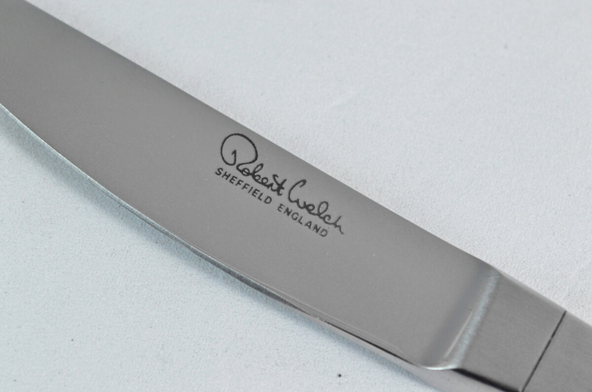 Robert Welch Stainless Steel 18/10 Set of Six Plain Edge Steak Knives Brushed Finish - Image 6
