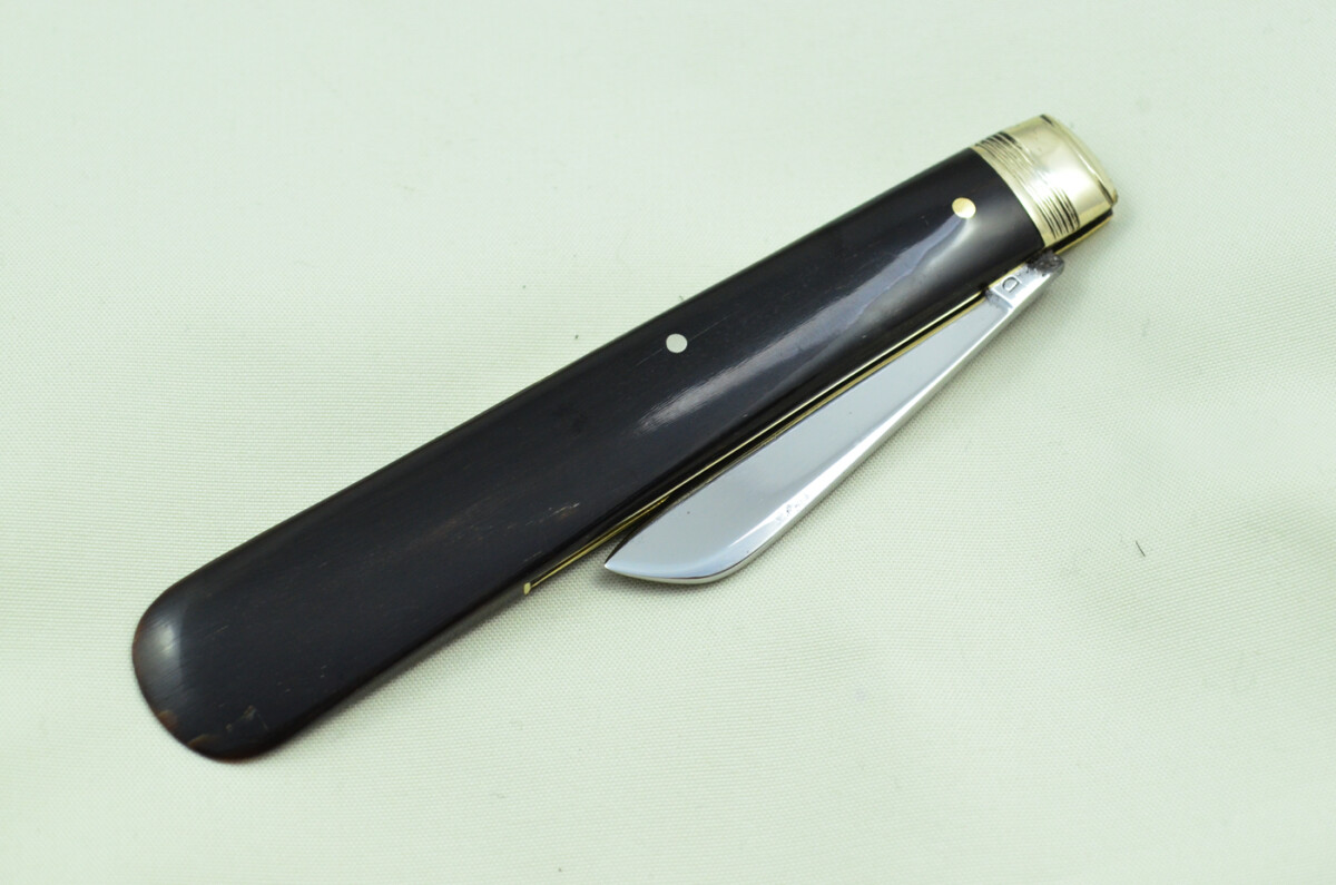 W. Saynor Sheffield Made 1 Blade Buffalo Scaled Pen Knife C1900 - Image 7
