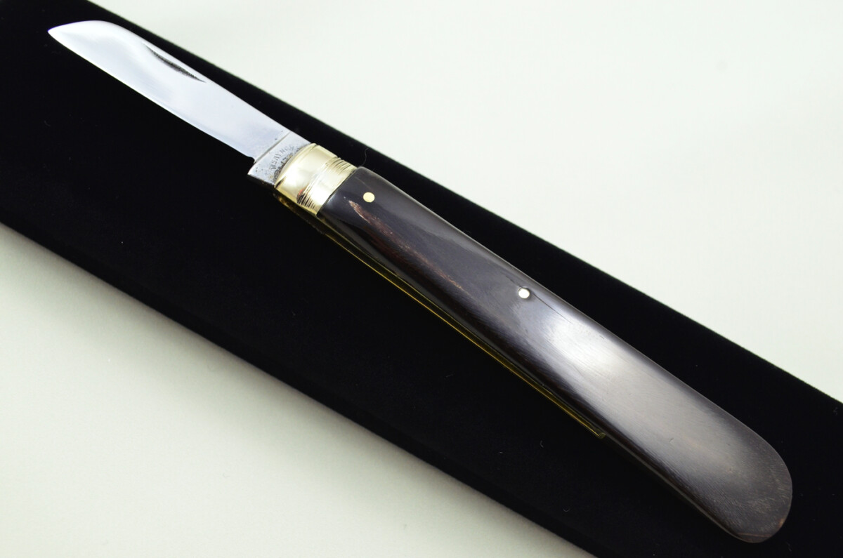 W. Saynor Sheffield Made 1 Blade Buffalo Scaled Pen Knife C1900 - Image 2