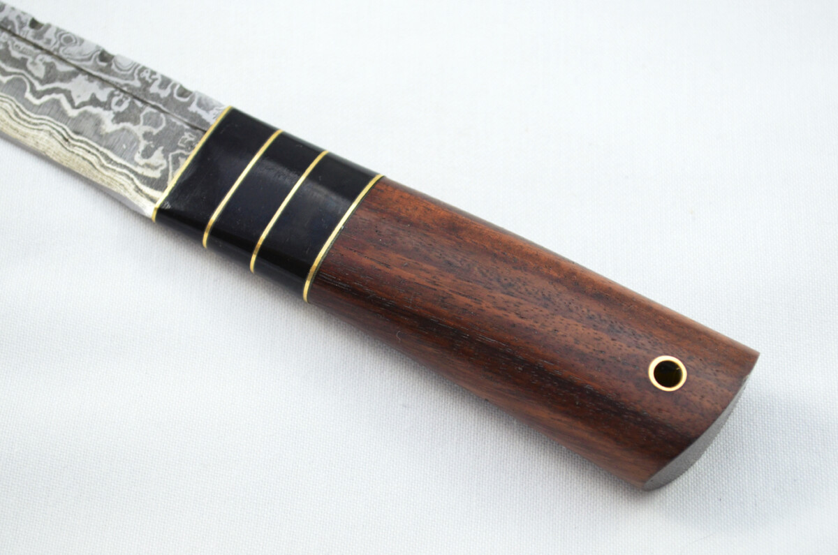 New Fantastic Genuine Laminate Handle Sgian Dubh Bottle Opener Damascus Steel Made in Sheffield England - Image 4