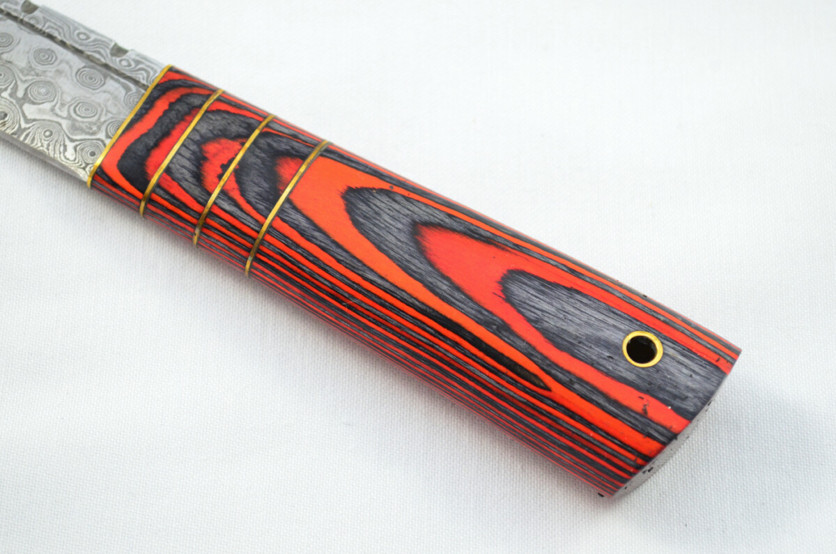 New Fantastic Genuine Laminate Handle Sgian Dubh Bottle Opener Damascus Steel Made in Sheffield England - Image 3