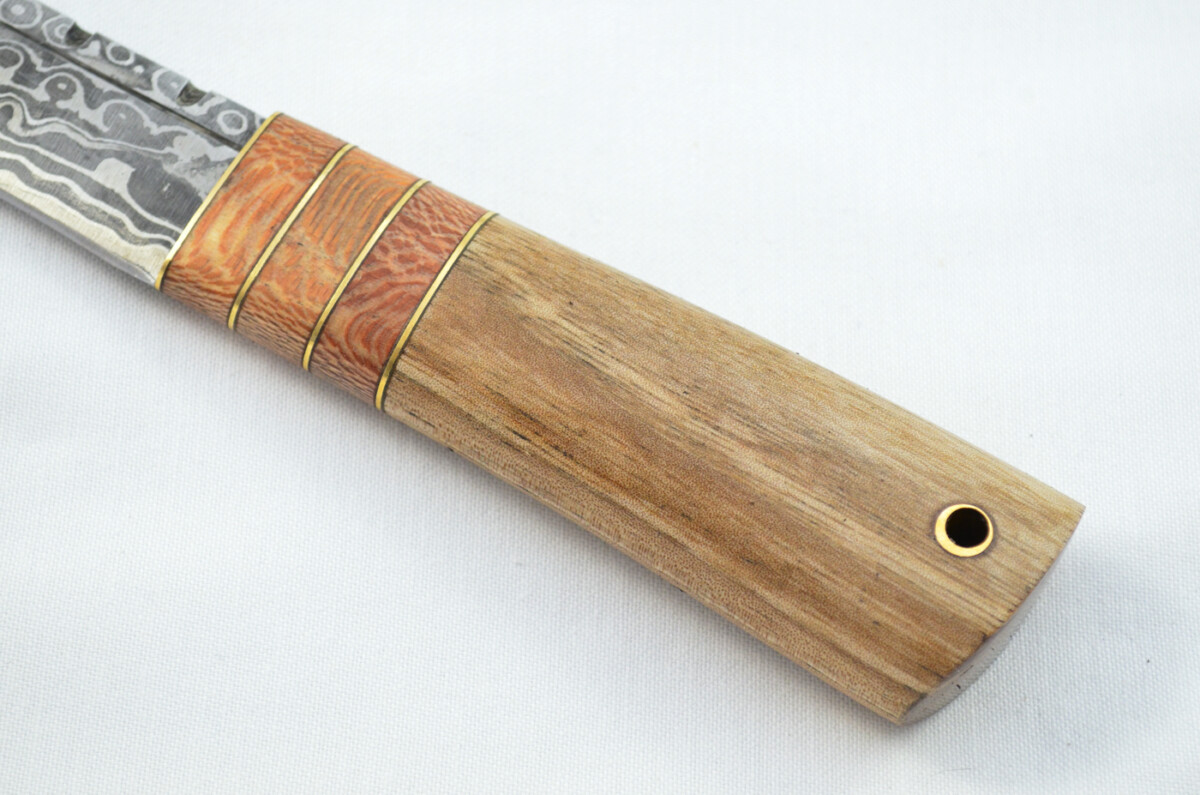 New Fantastic Genuine Laminate Handle Sgian Dubh Bottle Opener Damascus Steel Made in Sheffield England - Image 3