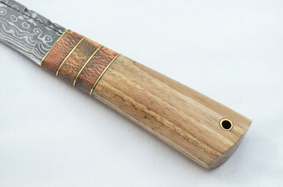 New Fantastic Genuine Laminate Handle Sgian Dubh Bottle Opener Damascus Steel Made in Sheffield England - Image 4