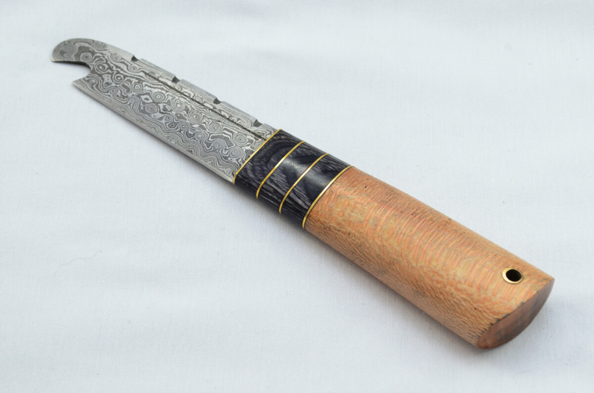 New Fantastic Genuine Laminate Handle Sgian Dubh Bottle Opener Damascus Steel Made in Sheffield England - Image 2