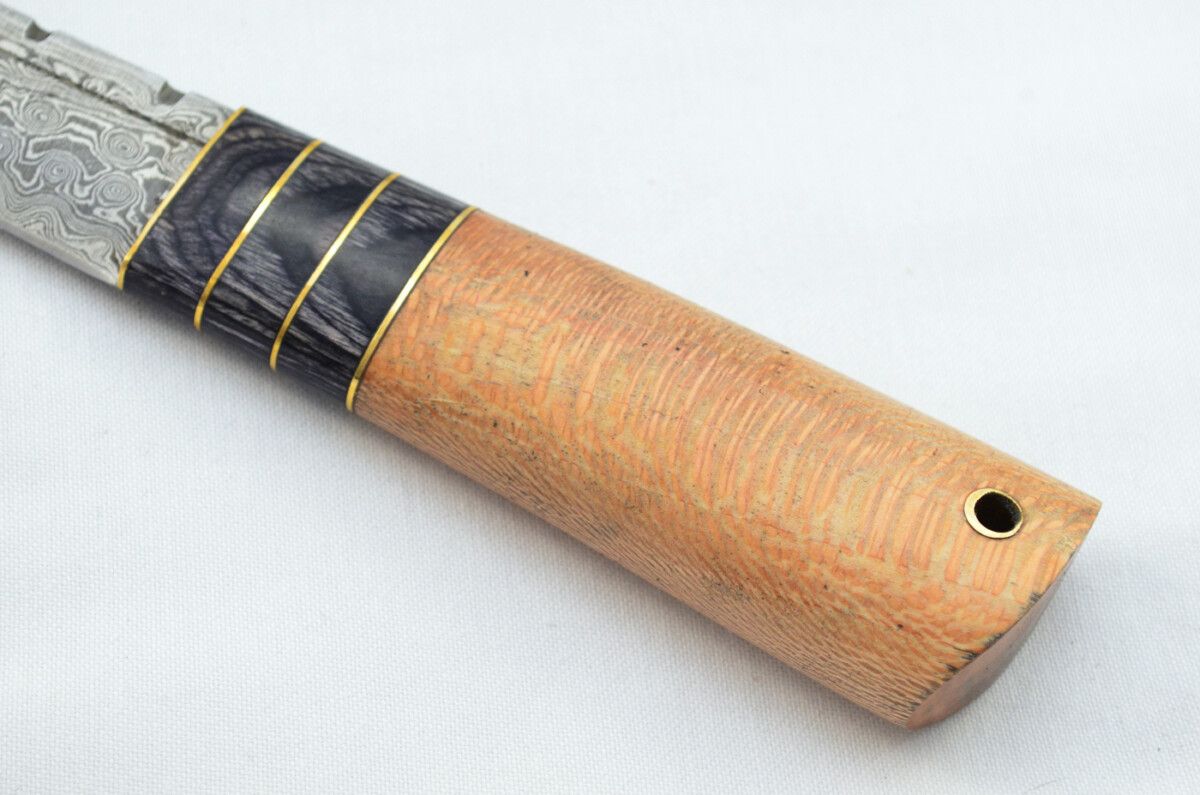 New Fantastic Genuine Laminate Handle Sgian Dubh Bottle Opener Damascus Steel Made in Sheffield England - Image 4