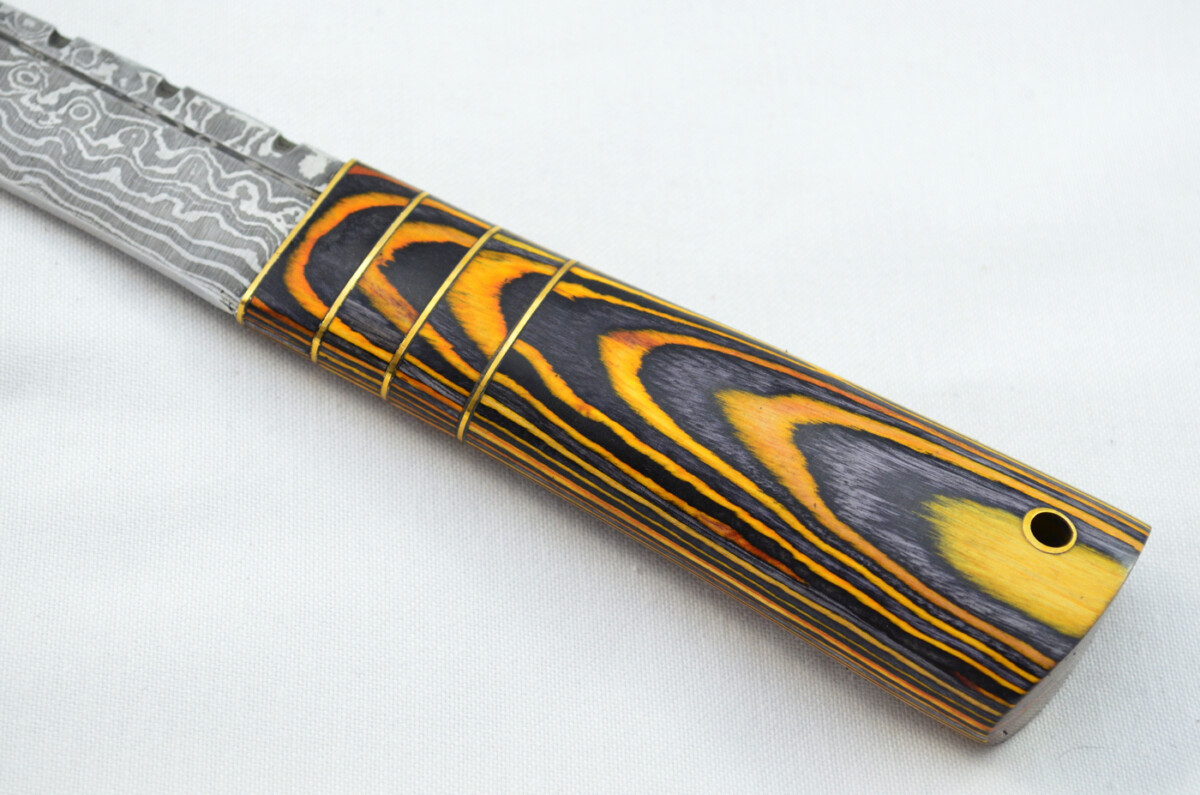 New Fantastic Genuine Laminate Handle Sgian Dubh Bottle Opener Damascus Steel Made in Sheffield England - Image 3