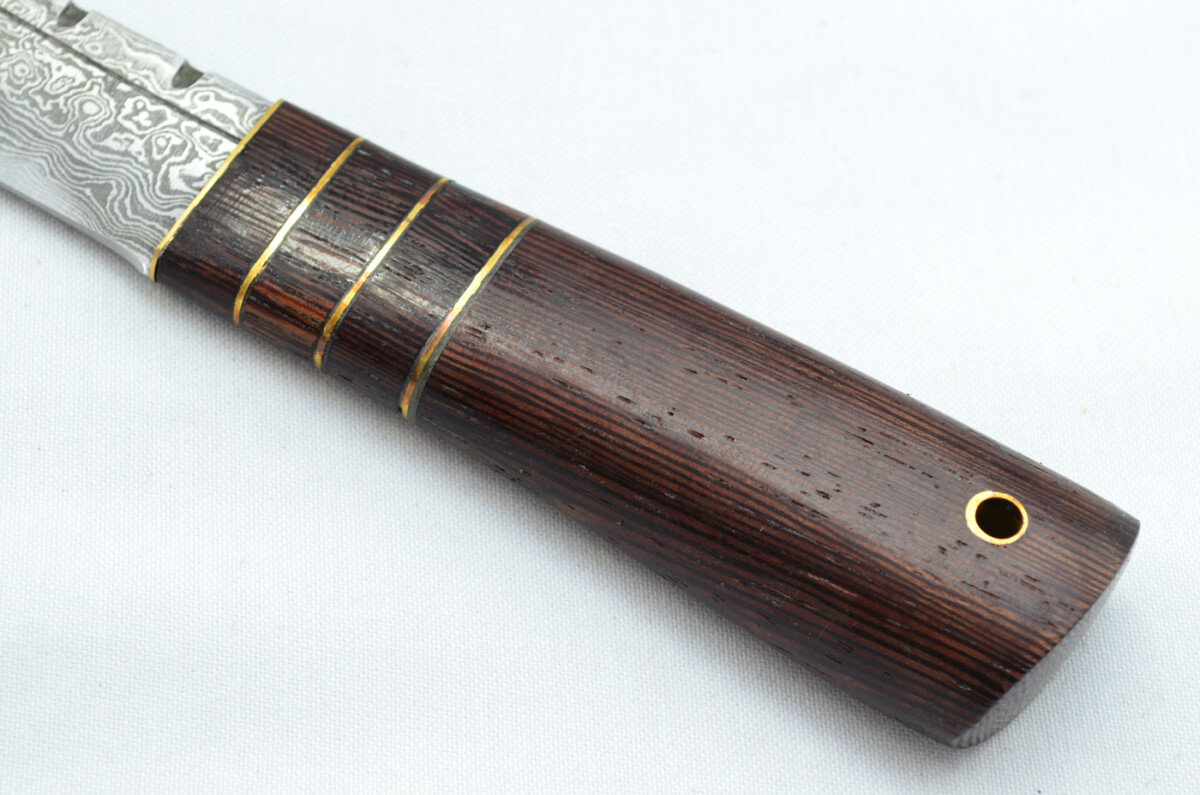New Fantastic Genuine Laminate Handle Sgian Dubh Bottle Opener Damascus Steel Made in Sheffield England - Image 3