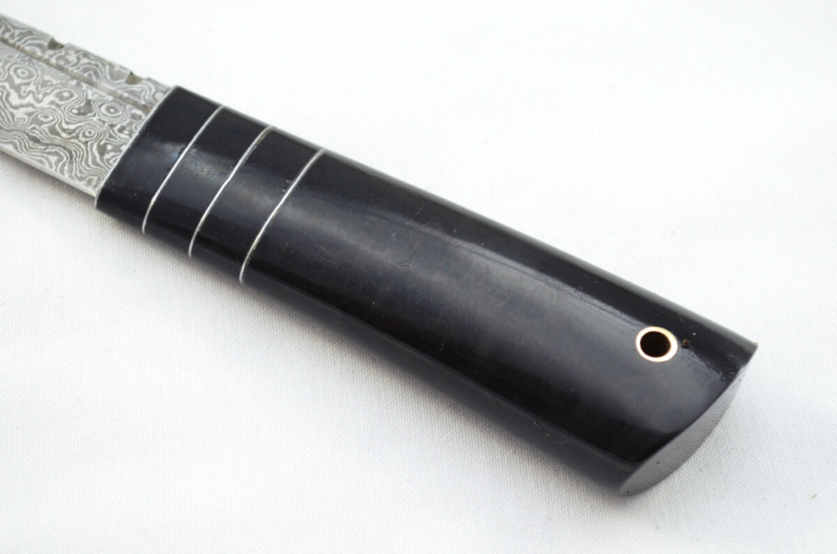 New Fantastic Genuine Laminate Handle Sgian Dubh Bottle Opener Damascus Steel Made in Sheffield England - Image 4