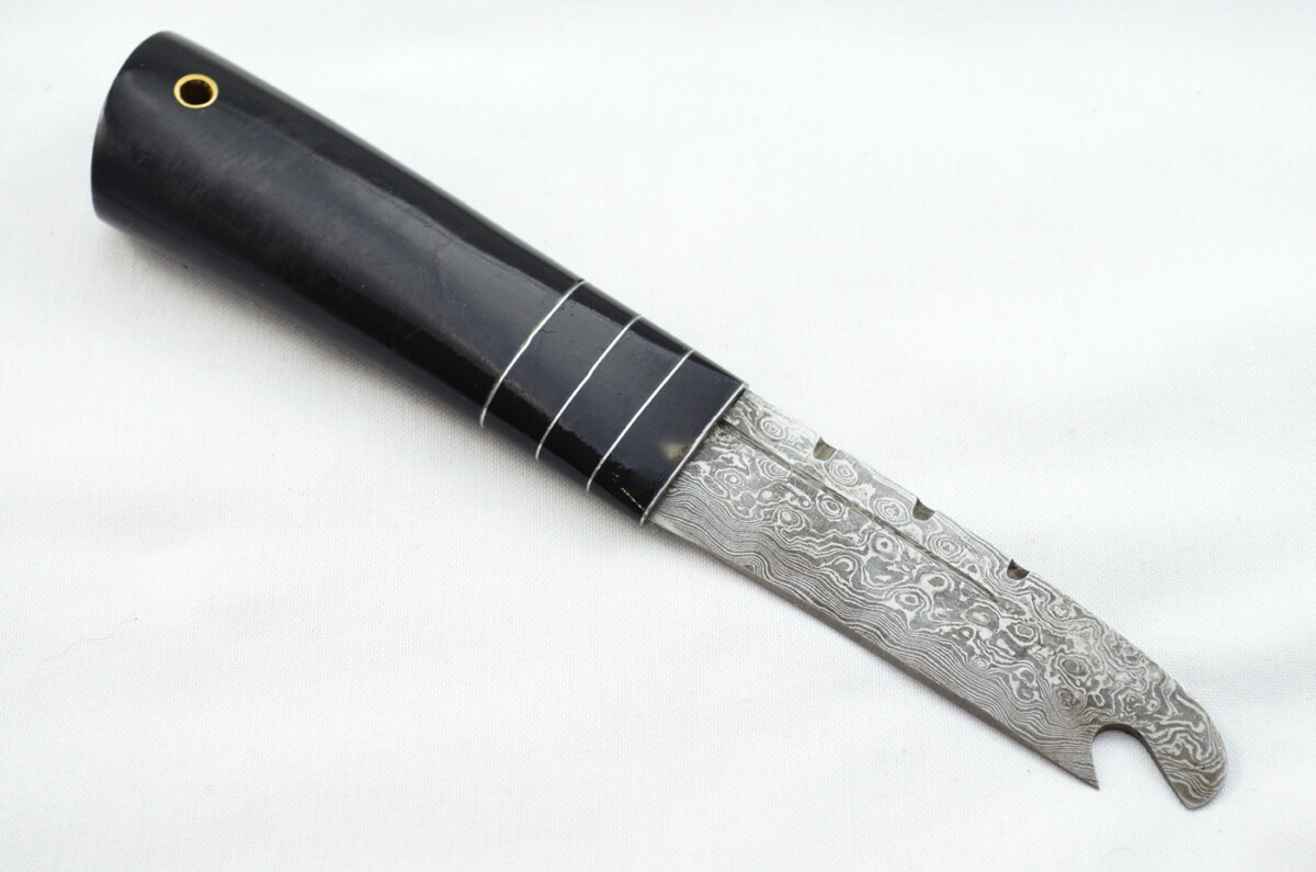 New Fantastic Genuine Laminate Handle Sgian Dubh Bottle Opener Damascus Steel Made in Sheffield England - Image 5