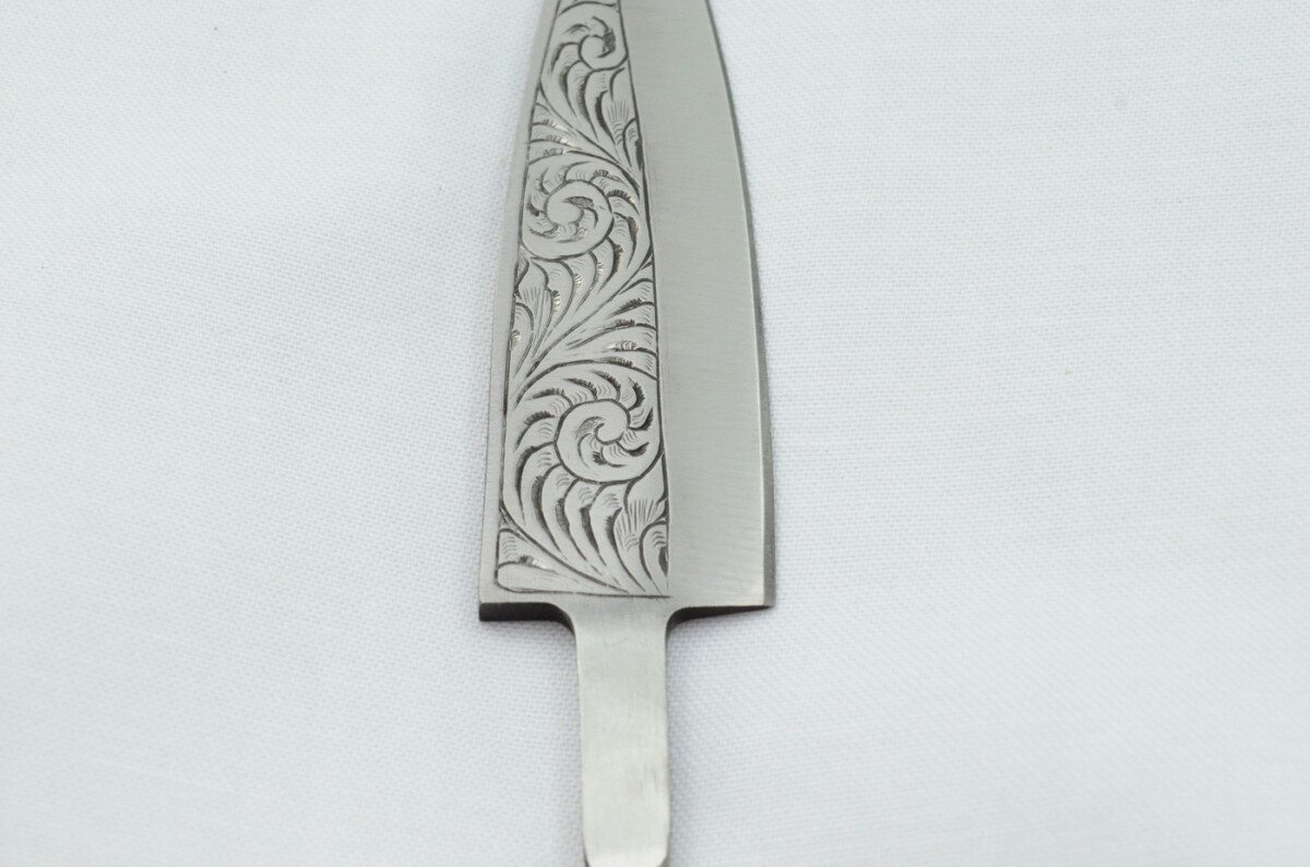 New Fantastic Sgian Dubh Hand Engraved Blank Blade Made in Sheffield England - Image 3