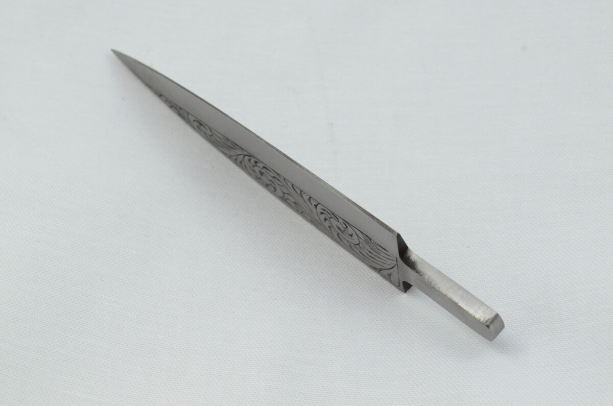 New Fantastic Sgian Dubh Hand Engraved Blank Blade Made in Sheffield England - Image 4