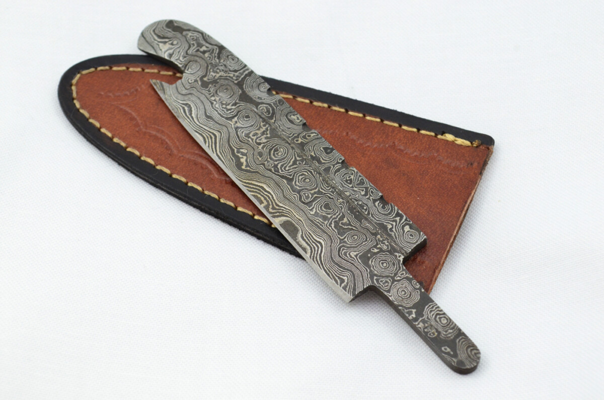 New Fantastic Sgian Dubh Bottle Opener Damascus Steel Blank Blade Made in Sheffield England