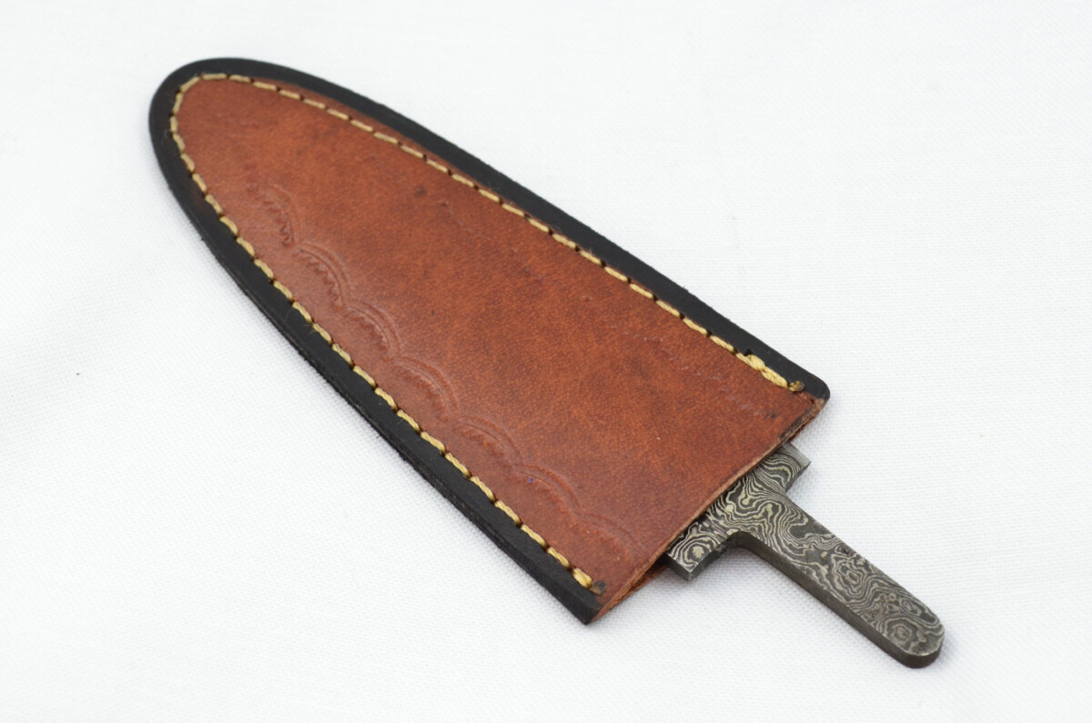 New Fantastic Sgian Dubh Bottle Opener Damascus Steel Blank Blade Made in Sheffield England - Image 5