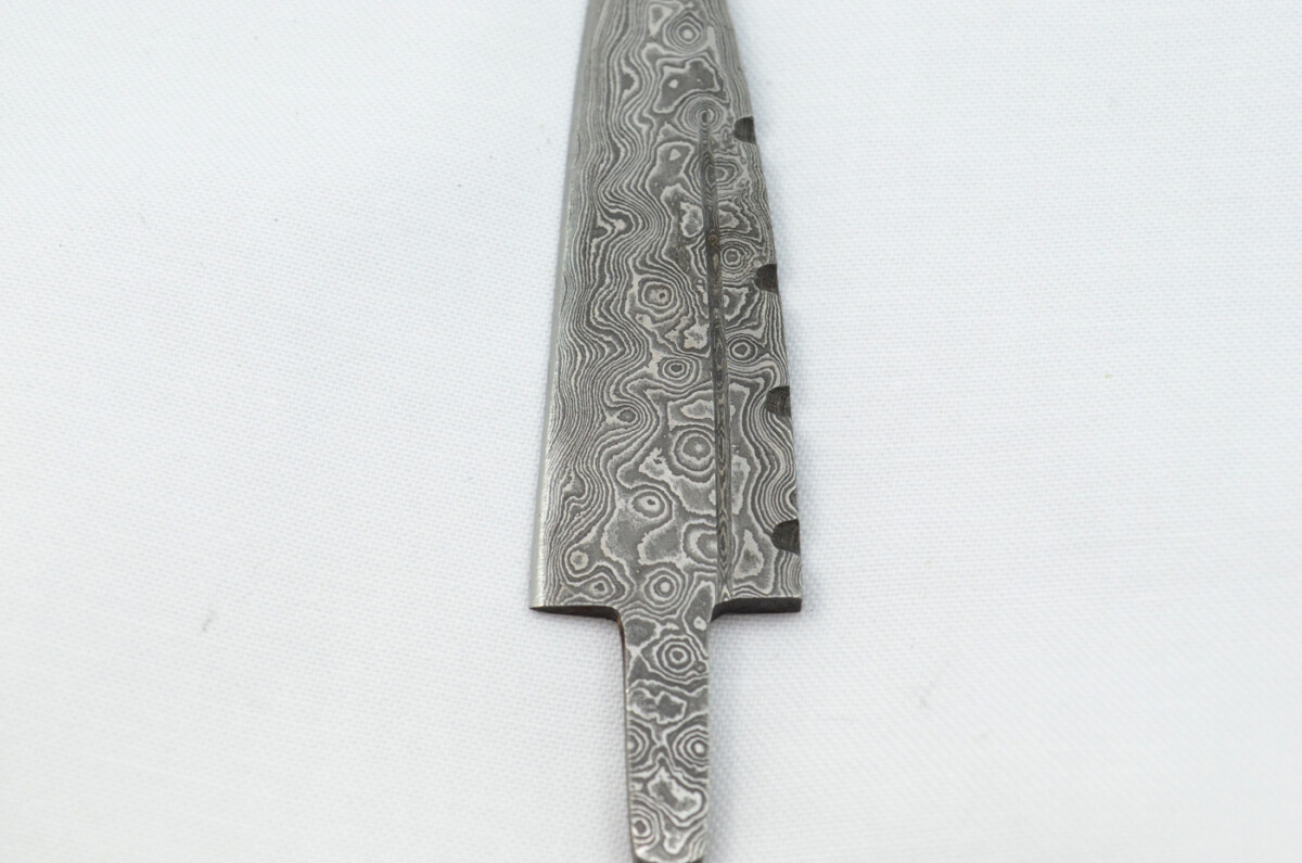 New Fantastic Sgian Dubh Damascus Steel Blank Blade Made in Sheffield England - Image 3