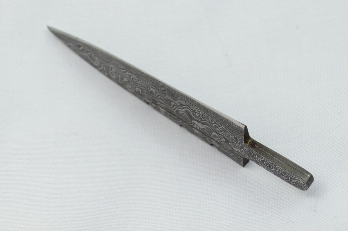New Fantastic Sgian Dubh Damascus Steel Blank Blade Made in Sheffield England - Image 4