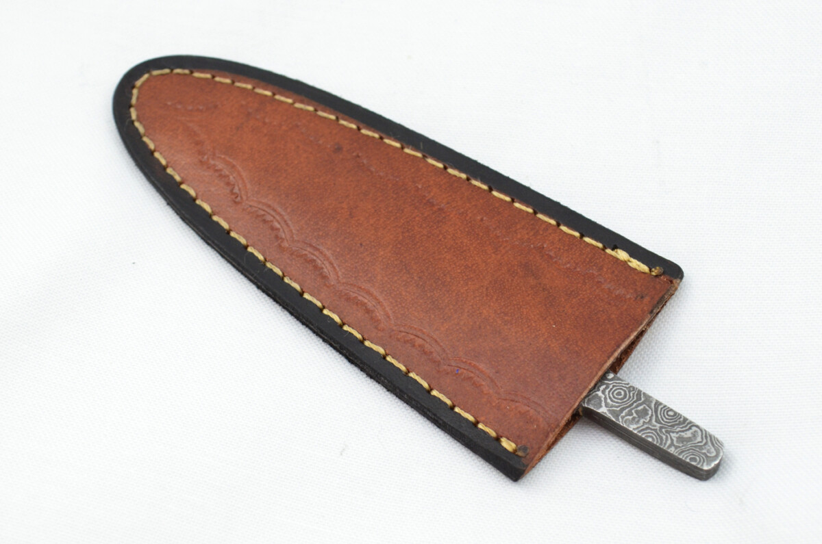 New Fantastic Sgian Dubh Damascus Steel Blank Blade Made in Sheffield England - Image 5