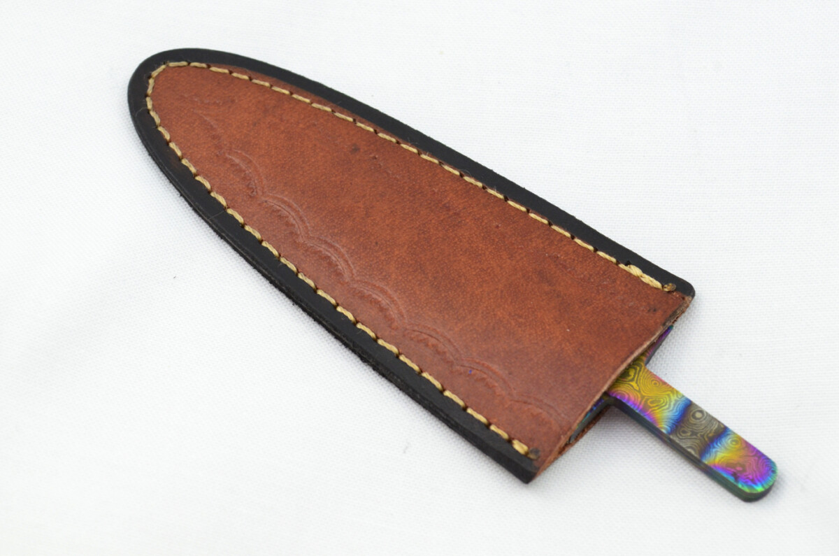 New Fantastic Heat Treated Sgian Dubh Damascus Steel Blank Blade Made in Sheffield England - Image 5