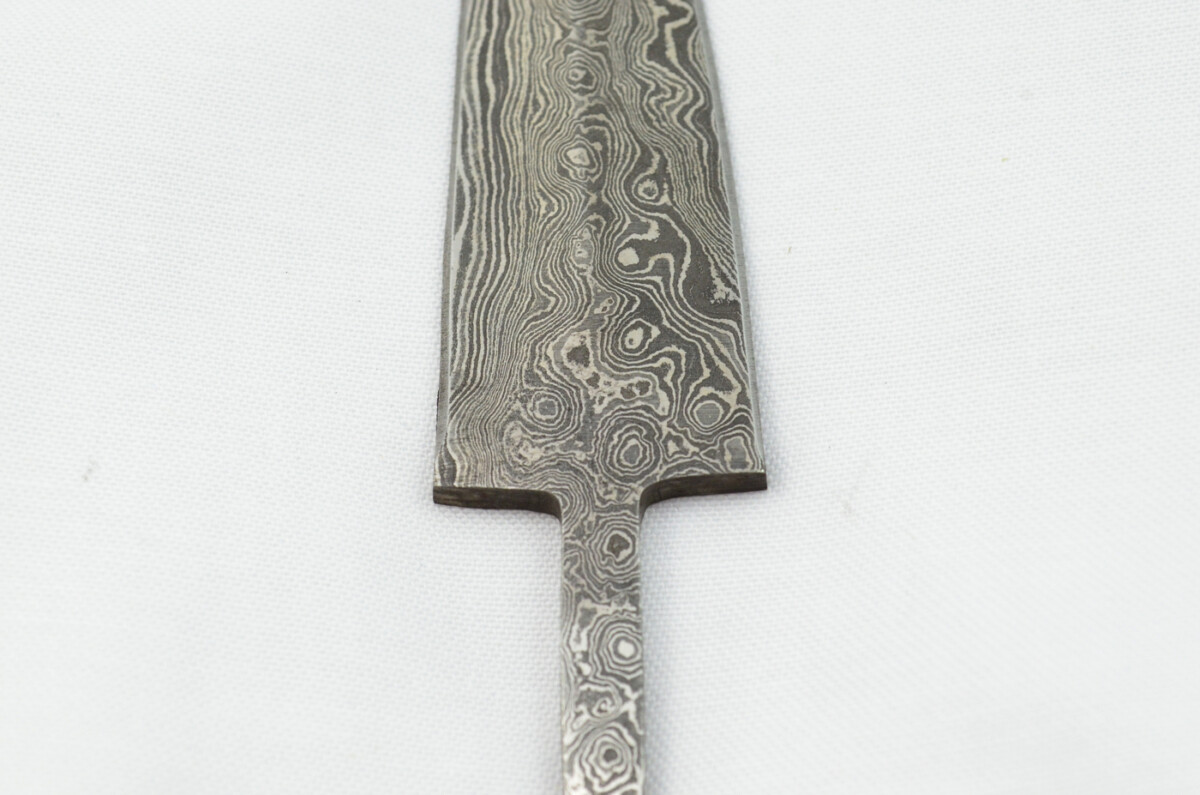 New Fantastic Sgian Dubh Damascus Steel Double Edge Blank Blade Made in Sheffield England - Image 3