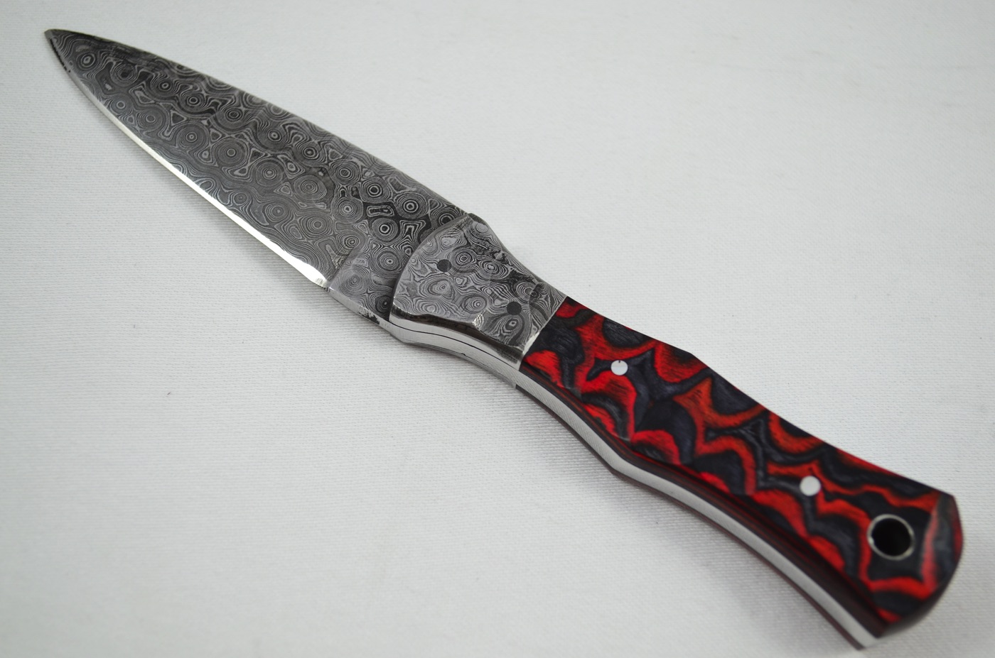 2026 Collection - Damascus Blade Laminate Wood & Handled Scottish Knife Sgian Dubh Dirk Leather Sheath Limited Edition 1 of 20 - Image 2