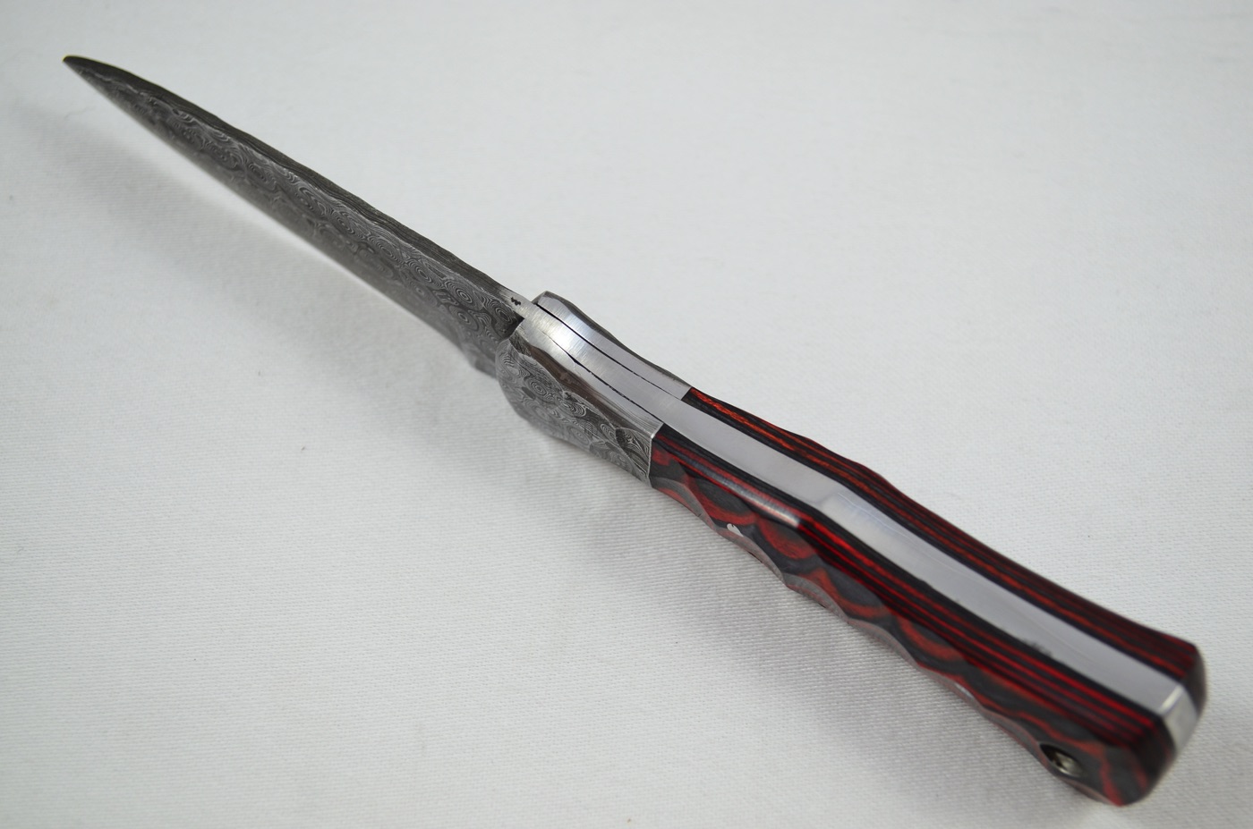 2026 Collection - Damascus Blade Laminate Wood & Handled Scottish Knife Sgian Dubh Dirk Leather Sheath Limited Edition 1 of 20 - Image 3