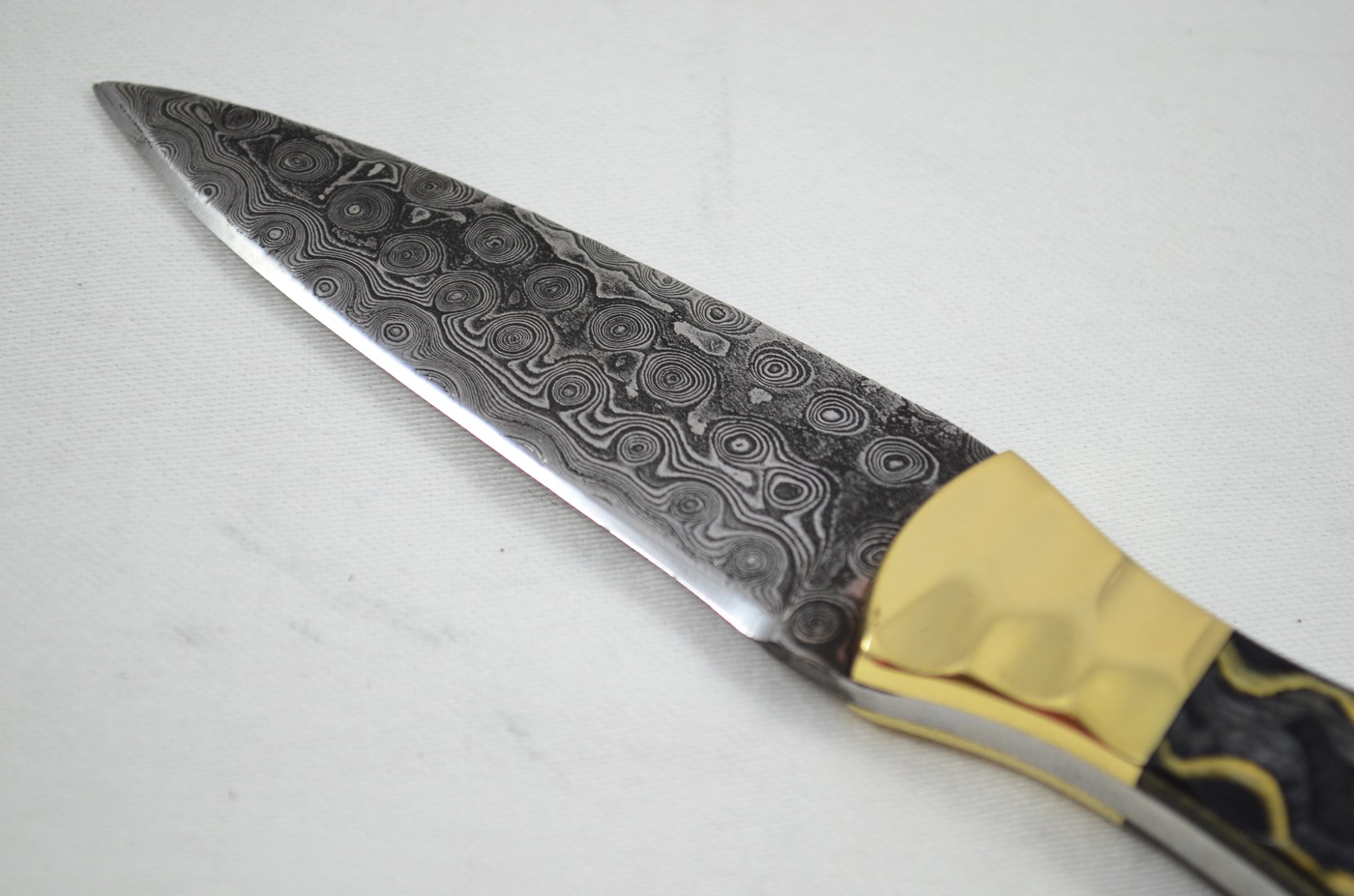 2026 Collection - Damascus Blade Laminate Wood & Handled Scottish Knife Sgian Dubh Dirk Leather Sheath Limited Edition 1 of 20 - Image 5