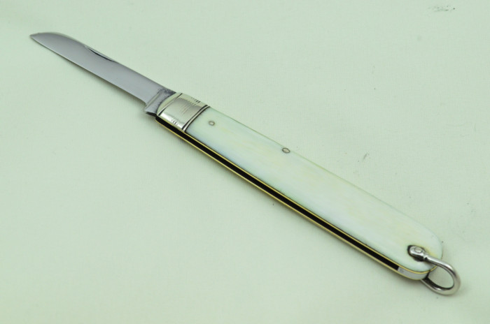 Sheffield Made 1 Blade Imitation Ivory Scaled Pen Knife Maker Unknown C 1900