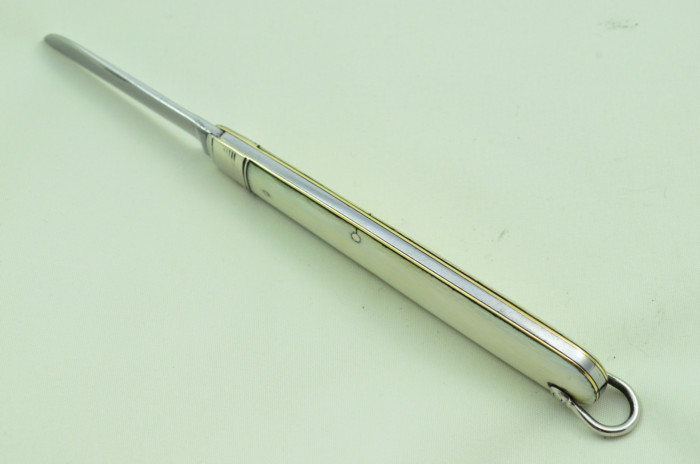 Sheffield Made 1 Blade Imitation Ivory Scaled Pen Knife Maker Unknown C 1900 - Image 4