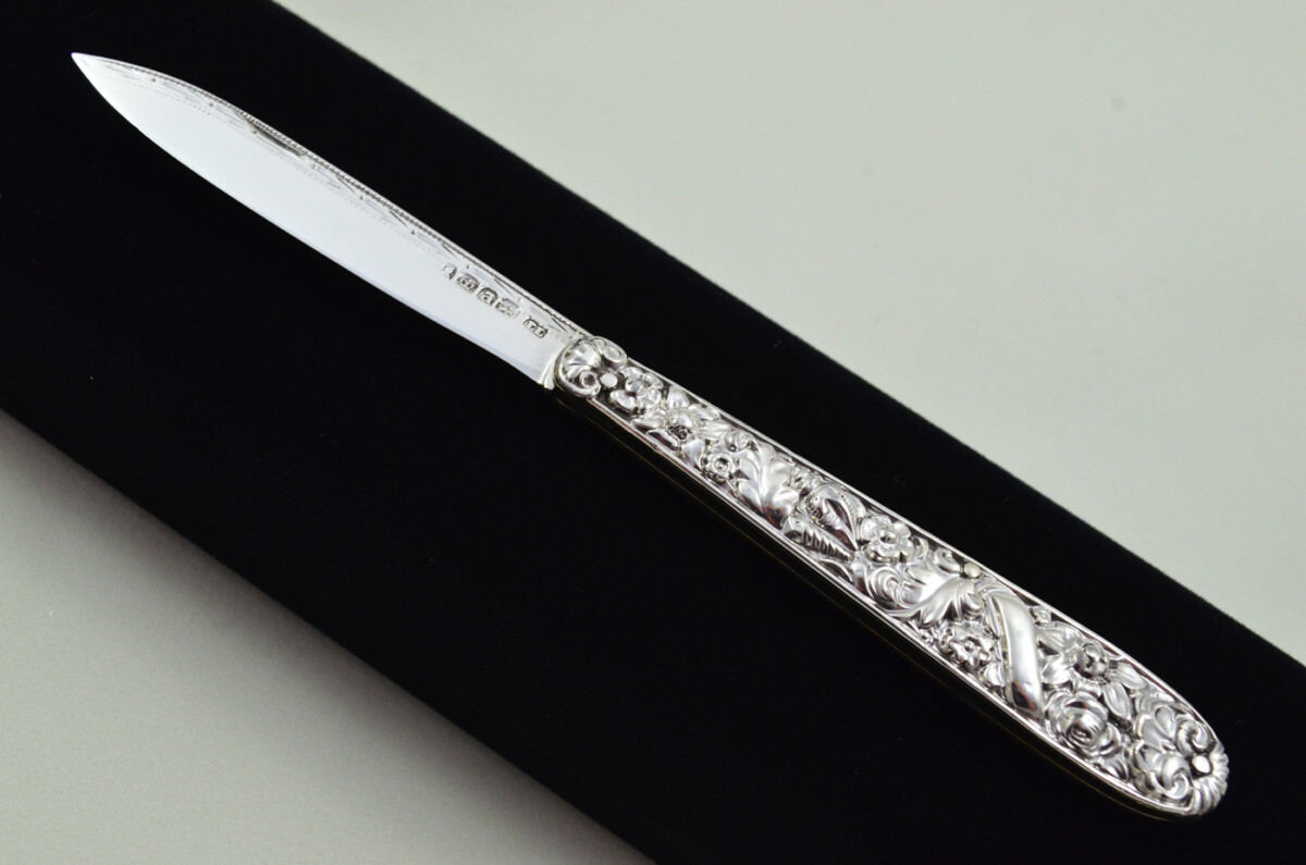 Pristine Silver Fully Restored Sheffield Made Pen/Pocket Knife 1893