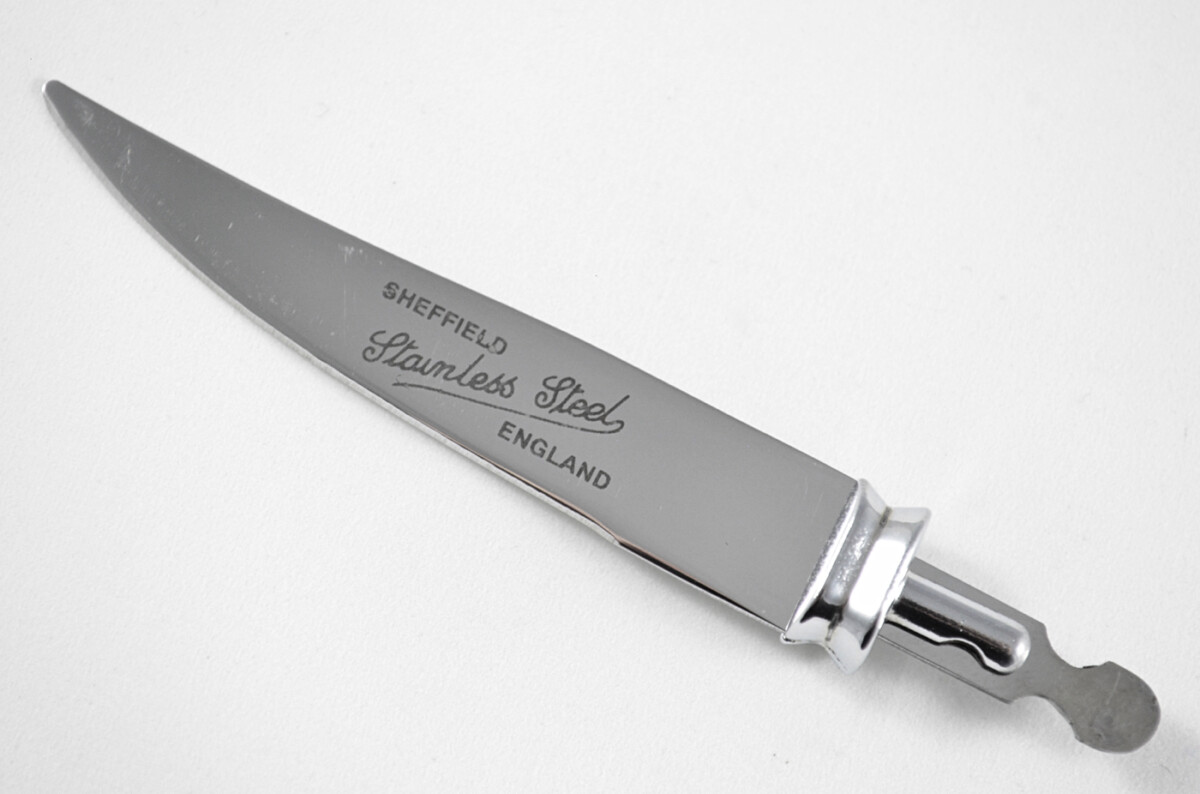 Stamped Sheffield Made Stainless Steel Small Fruit Blade with Bolster
